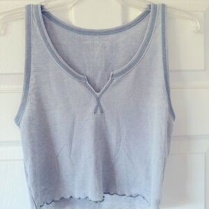 American Eagle Outfitters Light Blue Tank Top size M